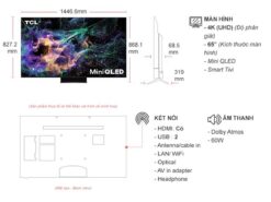 thong so ky thuat Tivi TCL 65C845 65 inch 4K QLED Google