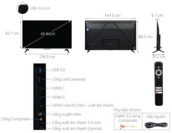 thong so ky thuat Tivi TCL 65P737 65 inch 4K LED Google