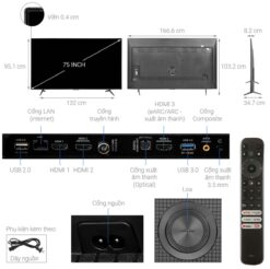 thong so ky thuat Tivi TCL 75P79B Pro 75 inch 4K LED Google