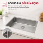 Chậu rửa bát inox Hafele WS R10 HS24-SSN1S-7644 567.24.467 1 hố - Ảnh 9