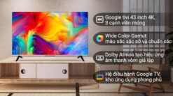 tinh nang Tivi TCL 43P737 43 inch 4K LED Google