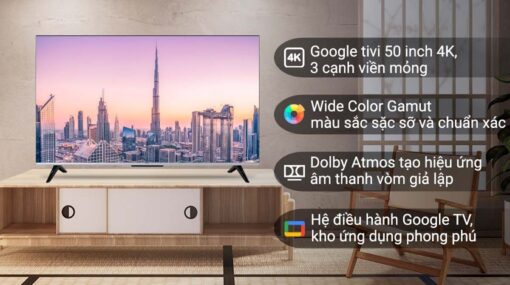 tinh nang Tivi TCL 50P737 50 inch 4K LED Google