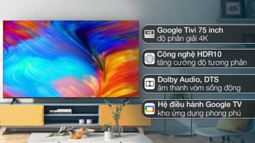 tinh nang Tivi TCL 75P635 75 inch 4K LED Google