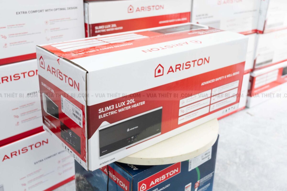 Bình nóng lạnh ARISTON SLIM3 20 LUX AG+ 20L lít (SL3) ngang gián tiếp 2.5FE 2500w - Ảnh 17