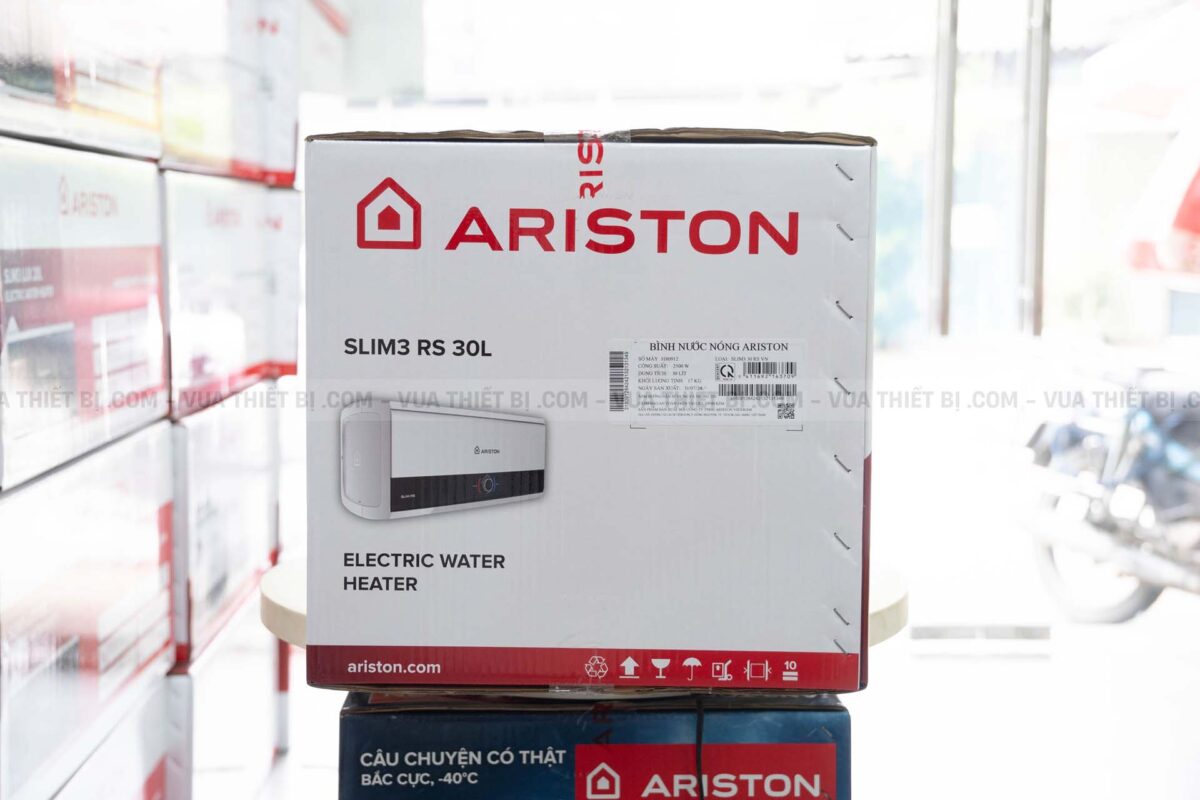 Bình nóng lạnh ARISTON SLIM3 20 RS 20L AG+ lít (SL3) ngang gián tiếp 2.5FE 2500W - Ảnh 5
