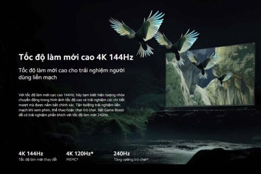 3 Toc do lam moi 4K 144Hz Muot ma trong moi chuyen dong