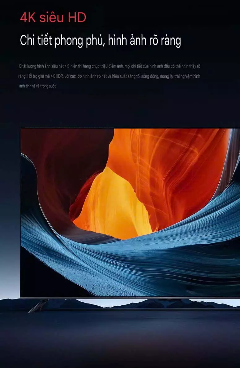 7 Do phan giai 4K Ultra HD Hinh anh sieu sac net tivi xiaomi redmi max 85 90 100 inch 2025