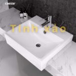 Chậu lavabo bán âm CAESAR LF5301 - Ảnh 17