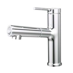 Vòi lavabo CAESAR B196C dây rút nóng lạnh