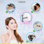 Vòi lavabo CAESAR B196C dây rút nóng lạnh - Ảnh 5