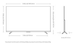 kich thuoc Tivi Xiaomi S 85 inch 2025