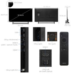 thong so ky thuat Tivi Samsung QA50Q65DAKXXV QLED 50 Inch 4K Smart