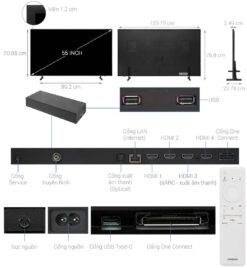 thong so ky thuat Tivi Samsung QA55LS03DAKXXV The Frame 55 Inch 4K QLED Smart