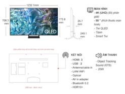 thong so ky thuat Tivi Samsung QA55Q60DAKXXV 55 Inch 4K QLED Smart