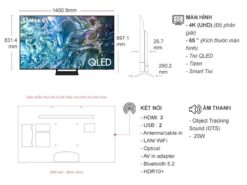 thong so ky thuat Tivi Samsung QA65Q60DAKXXV 65 Inch 4K QLED Smart