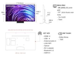 thong so ky thuat Tivi Samsung QA77S95DAKXXV 77 Inch 4K OLED Smart