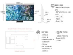 thong so ky thuat Tivi Samsung QA85Q60DAKXXV 85 Inch 4K QLED Smart