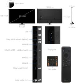 thong so ky thuat Tivi Samsung QA85QN90DAKXXV 85 Inch 4K Neo QLED Smart