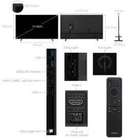 thong so ky thuat Tivi Samsung UA75DU8000KXXV 75 Inch 4K LED Smart