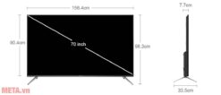 thong so ky thuat Tivi Sharp 4T C70DL1X 70 inch 4K LED Android