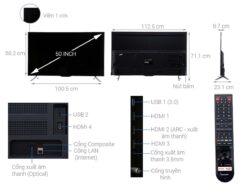 thong so ky thuat Tivi Sharp LC 50UA6800X 50 Inch 4K LED Android