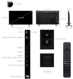 thong so ky thuat Tivi Sony K 43S30 43 Inch 4K LED Google