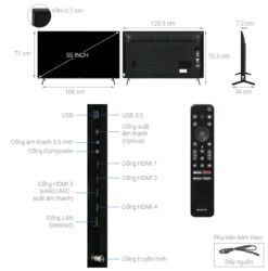 thong so ky thuat Tivi Sony KD 55X85K 55 Inch 4K LED Google