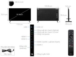 thong so ky thuat Tivi Sony KD 55X85L 55 Inch 4K LED Google