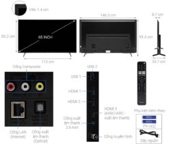 thong so ky thuat Tivi Sony KD 65X75K 65 Inch 4K LED Google