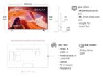 Tivi Sony KD-65X80L 65 Inch 4K LED Google - Ảnh 3