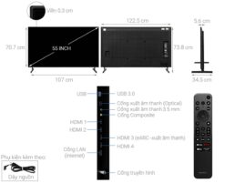 thong so ky thuat Tivi Sony XR 55X90L 55 Inch 4K LED Google