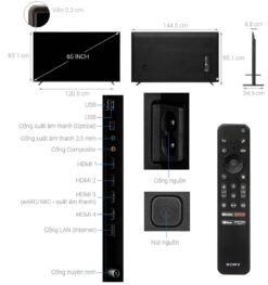 thong so ky thuat Tivi Sony XR 65X90L 65 Inch 4K LED Google