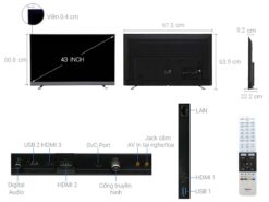thong so ky thuat Tivi Toshiba 43U6750VN 43 Inch 4K LED Android