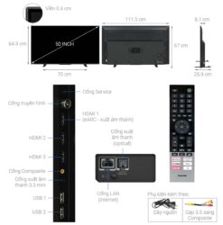thong so ky thuat Tivi Toshiba 50M550LP 50 Inch 4K QLED Google