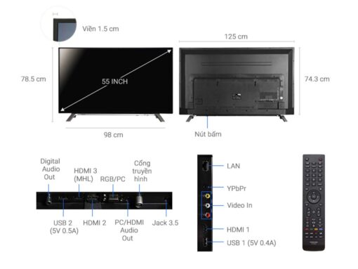 thong so ky thuat Tivi Toshiba 55L5650VN 55 Inch Full HD LED Smart