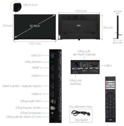 thong so ky thuat Tivi Toshiba 55X9900LP 55 Inch 4K OLED Smart