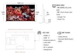 thong so ky thuat jTivi Sony XR 85X95L 85 Inch 4K LED Google