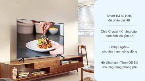 tinh nang Tivi Samsung UA50AU7700KXXV 50 Inch 4K LED Smart