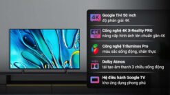 tinh nang Tivi Sony K 50S30 50 Inch 4K LED Google
