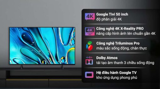tinh nang Tivi Sony K 50S30 50 Inch 4K LED Google