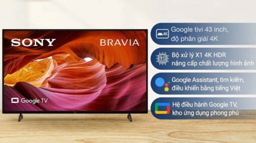 tinh nang Tivi Sony KD 43X75K 43 Inch 4K LED Google