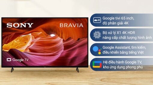 tinh nang Tivi Sony KD 65X75K 65 Inch 4K LED Google