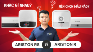 Ảnh bìa So sánh Bình nóng lạnh Ariston Rs & r giống, khác gì nhau