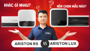 Ảnh bìa So sánh Bình nóng lạnh Ariston lux & rs giống, khác gì nhau