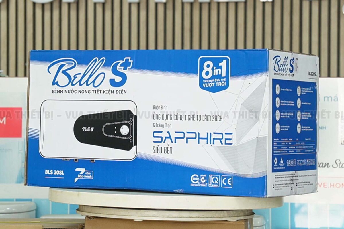 Bình nóng lạnh Rossi BELLO S+ 30L lít ngang BLS 30SL gián tiếp 2500w - Ảnh 6