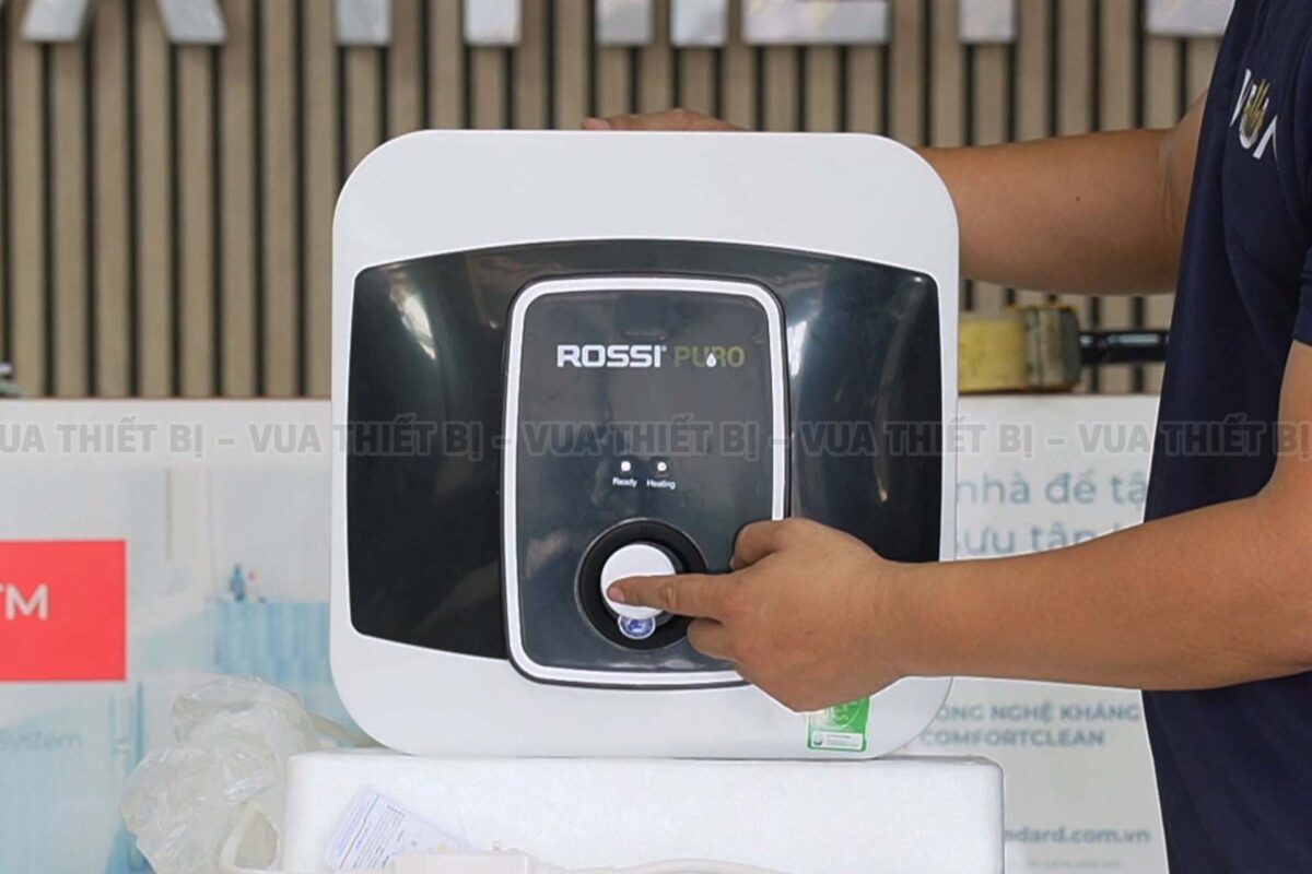 Bình nóng lạnh Rossi PURO 20L lít vuông RPO 20SQ gián tiếp 2500w - Ảnh 4