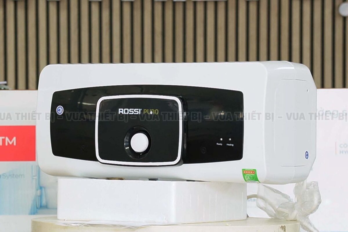 Bình nóng lạnh Rossi PURO 30L lít ngang RPO 30SL gián tiếp 2500w - Ảnh 5