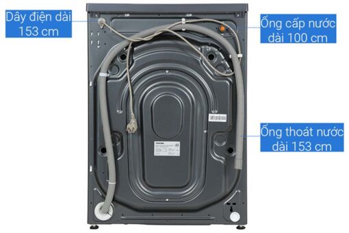 May Giat Say Toshiba TWD BM135GF4VMG Inverter Giat 12.5Kg Say 8Kg 8