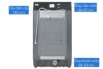 Máy giặt Toshiba AW-DUM1400LV(MK) Inverter 13kg - Ảnh 11