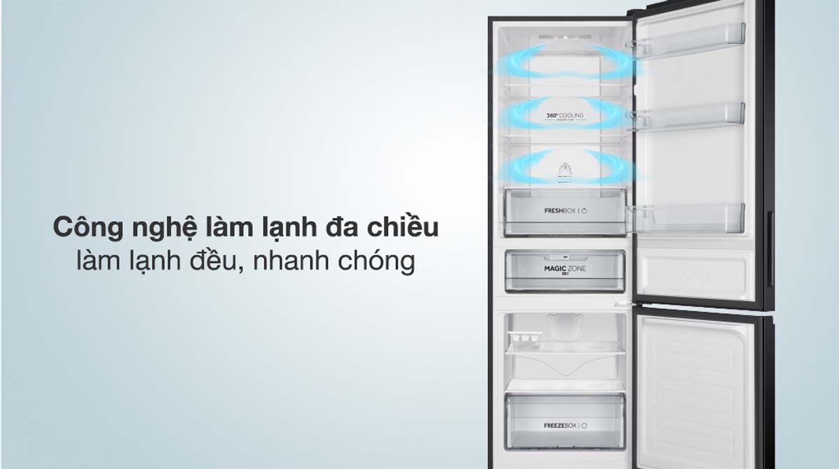 Tủ Lạnh Aqua AQR-B390MA(HB) Inverter 324 Lít 3 Tinh nang Tu Lanh Aqua AQR B390MAHB Inverter 324 Lit 4